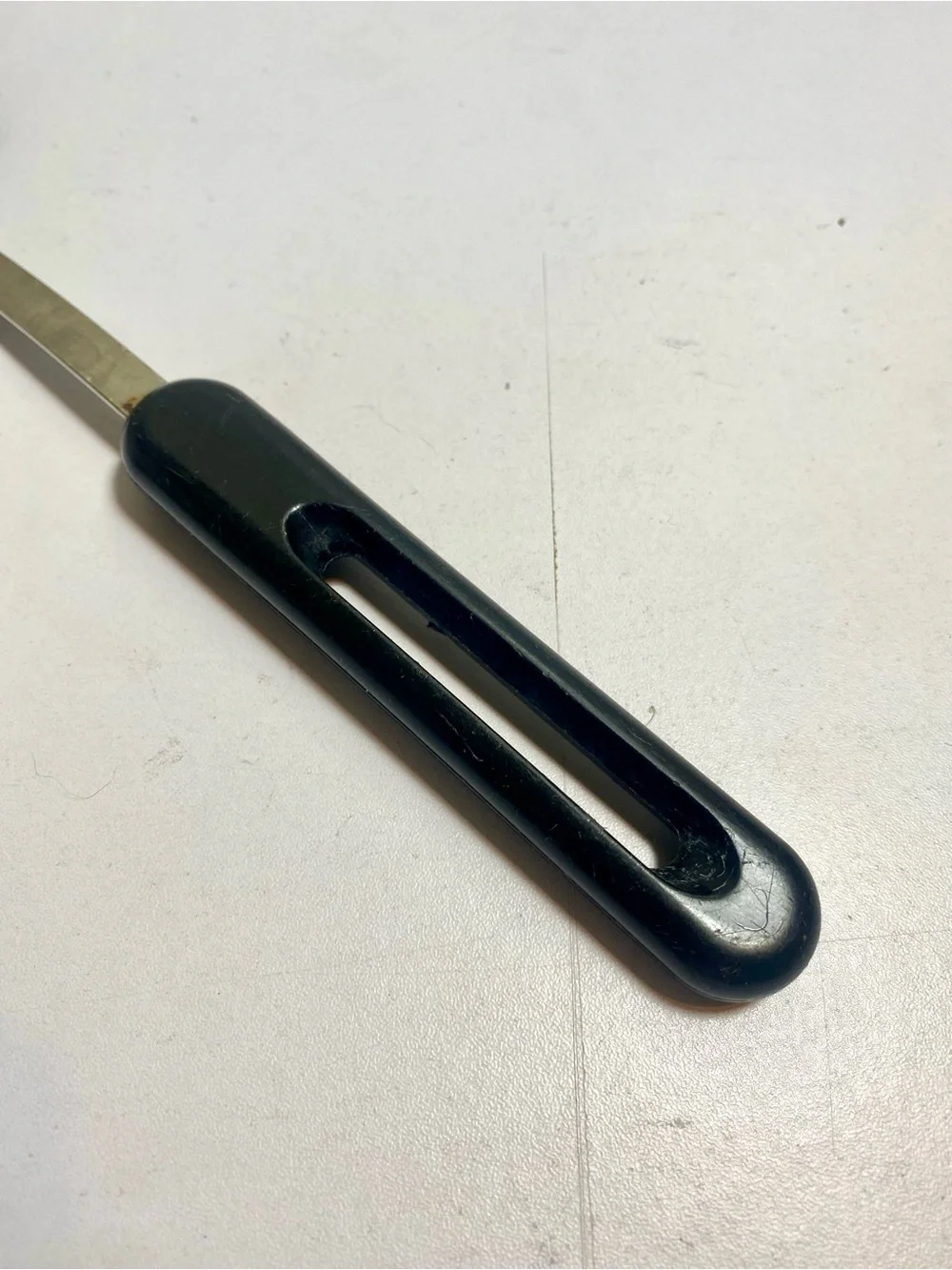 Vintage Bonny USA Slotted Spatula Turner Black Nylon Kitchen